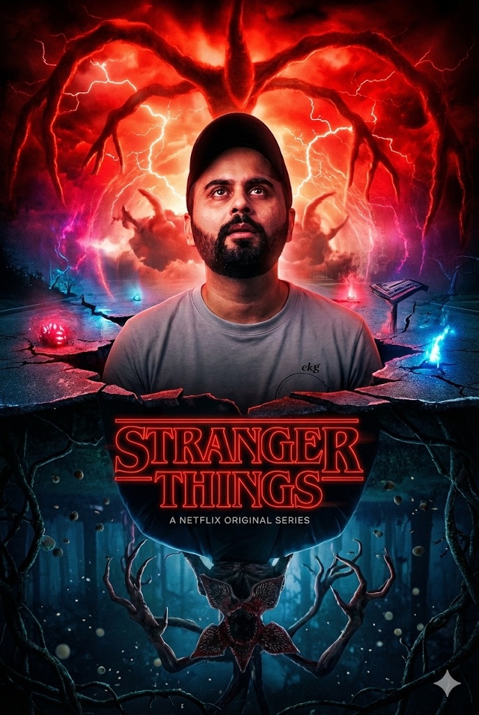 Stranger Things AI Photo Editing