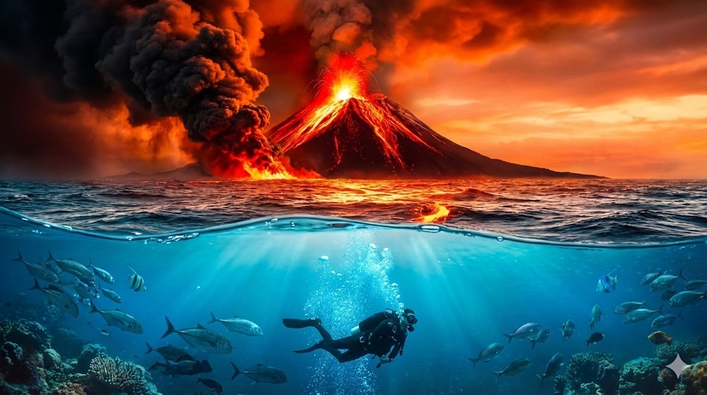 Volcano Blast New Gemini Photo Editing Prompts