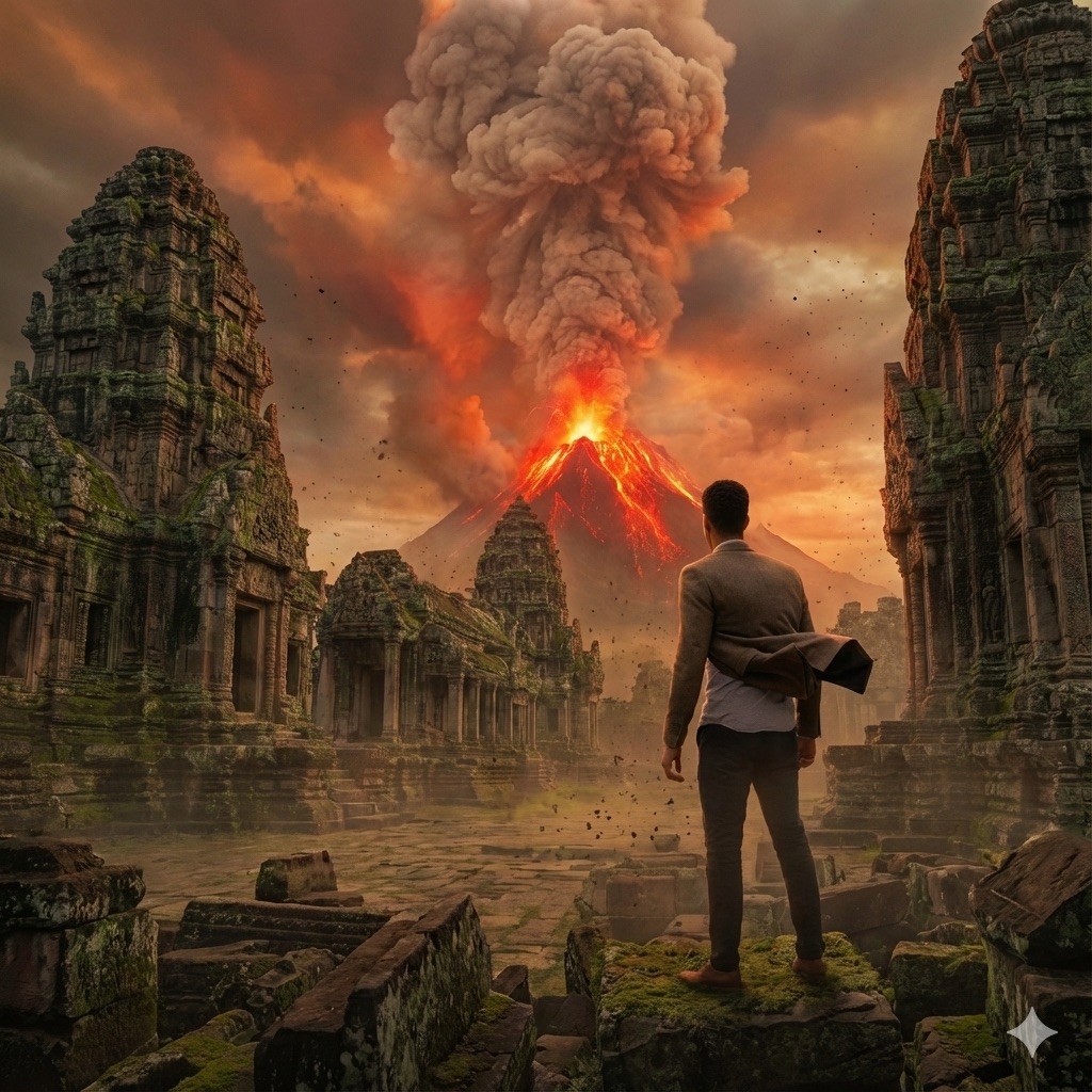 Volcano Blast New Gemini Photo Editing Prompts